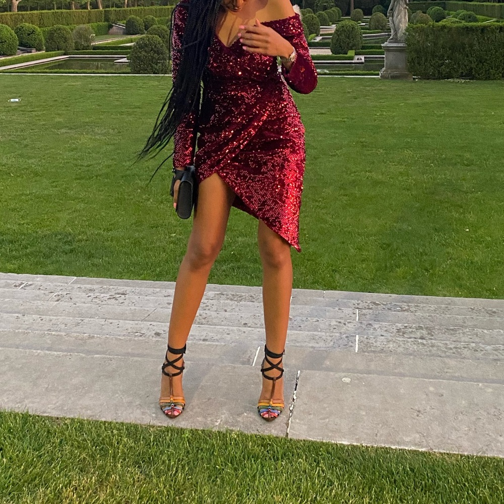 Off the shoulder dress